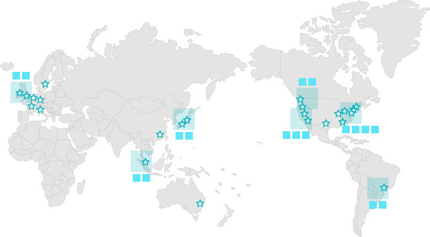 Amazon Web Services Map